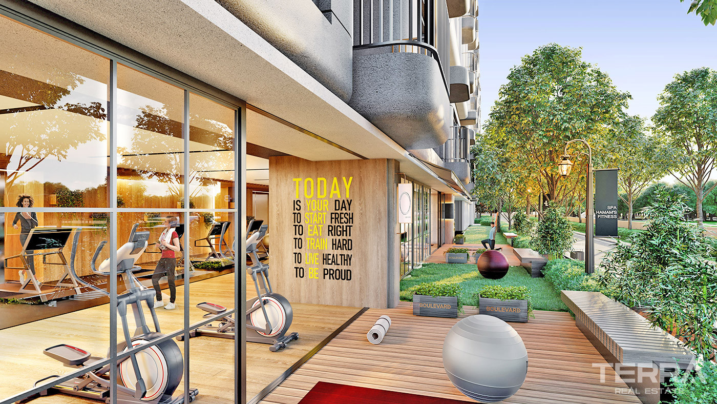 İstanbul’da Zengin Sosyal Tesislere Sahip Modern Daireler - 71914
