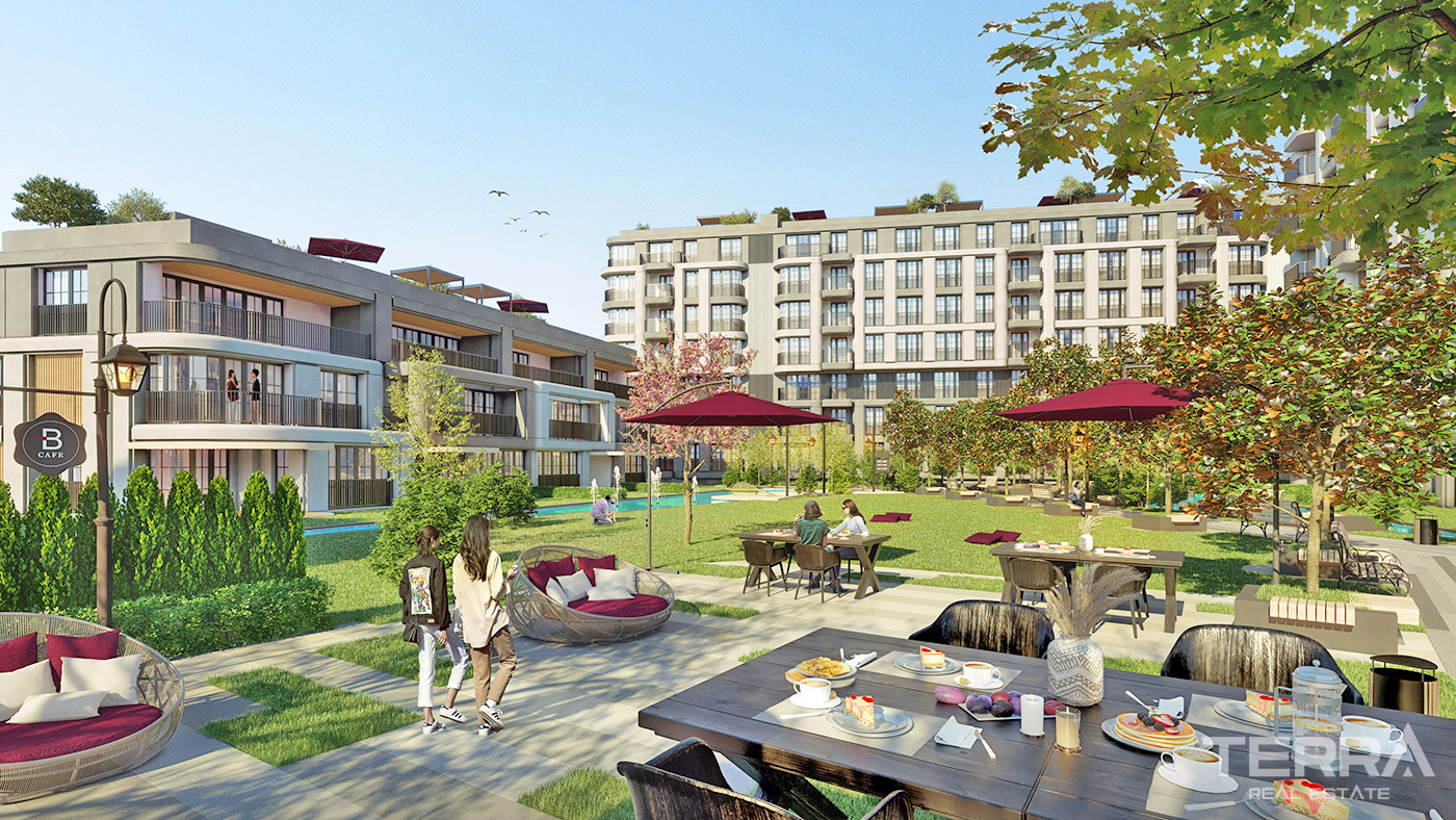 İstanbul’da Zengin Sosyal Tesislere Sahip Modern Daireler - 71916