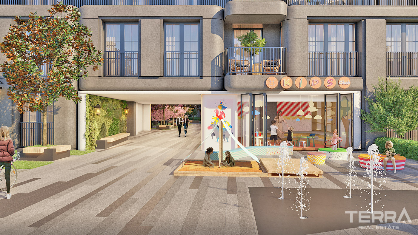 İstanbul’da Zengin Sosyal Tesislere Sahip Modern Daireler - 71918