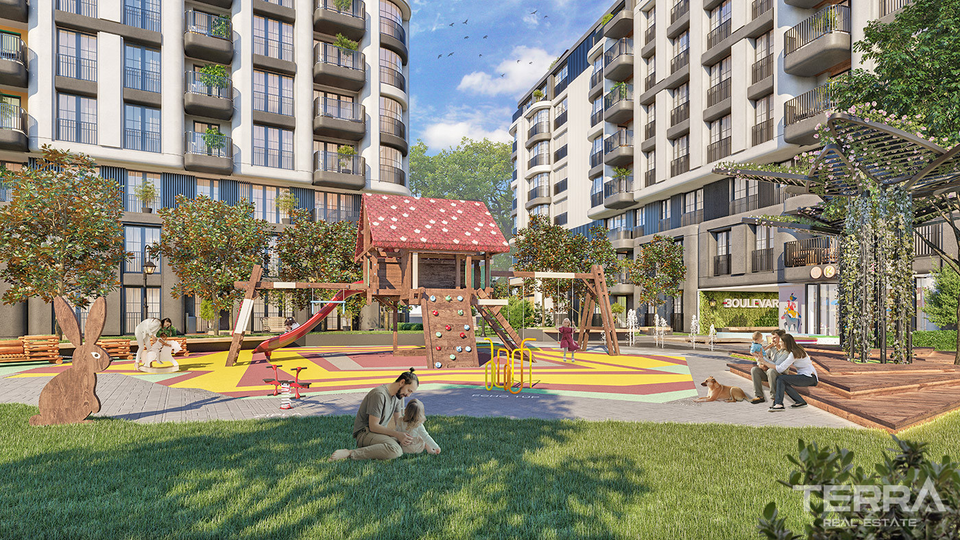 İstanbul’da Zengin Sosyal Tesislere Sahip Modern Daireler - 71919