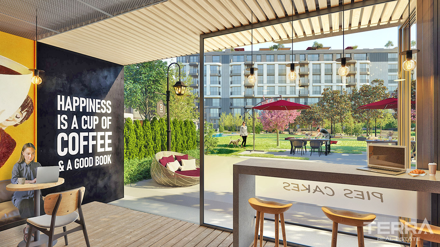 İstanbul’da Zengin Sosyal Tesislere Sahip Modern Daireler - 71920