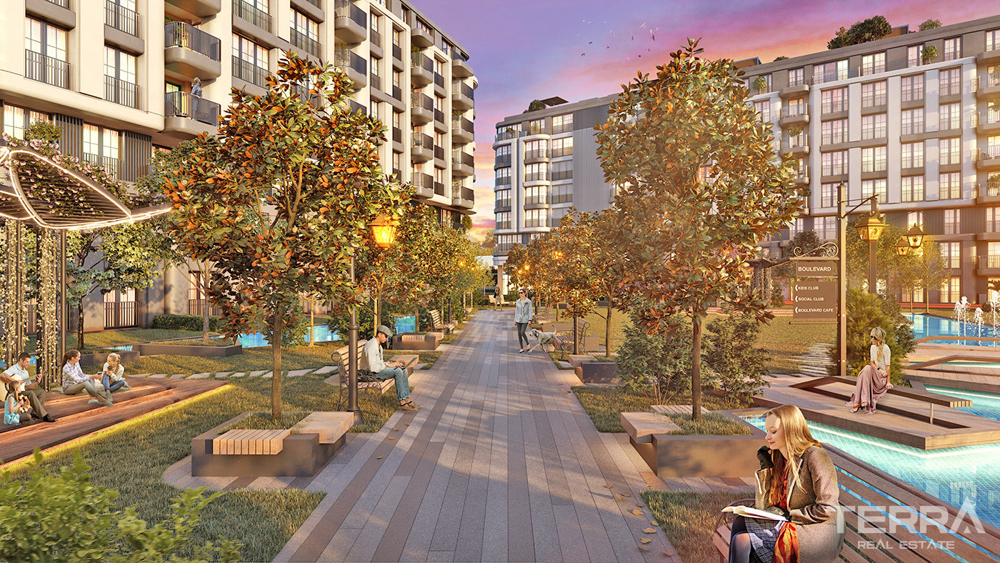 İstanbul’da Zengin Sosyal Tesislere Sahip Modern Daireler - 71923