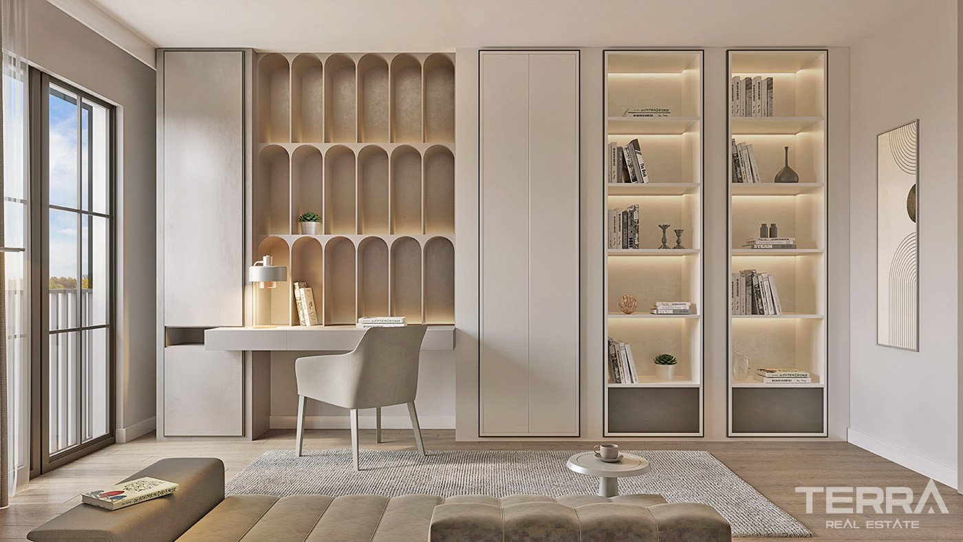 İstanbul’da Zengin Sosyal Tesislere Sahip Modern Daireler - 71940