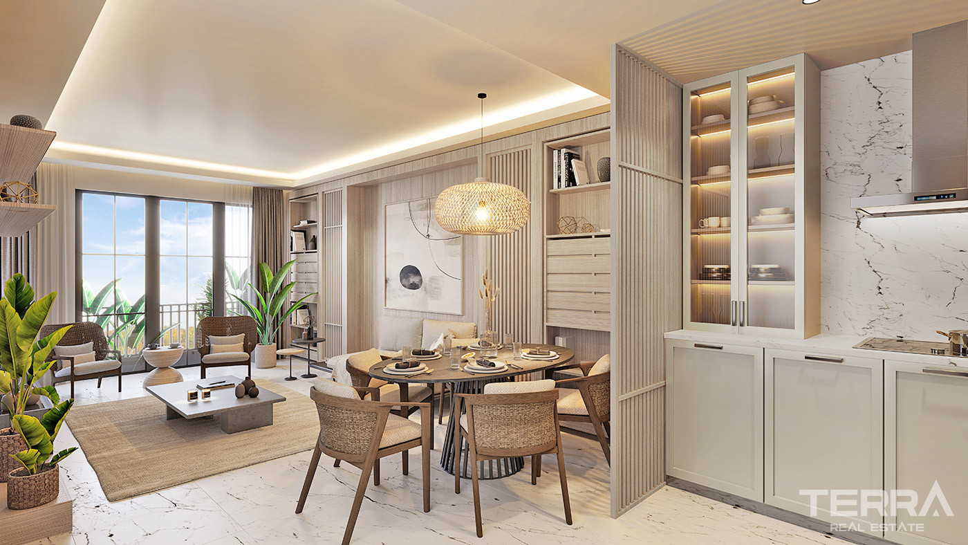 İstanbul’da Zengin Sosyal Tesislere Sahip Modern Daireler - 71942