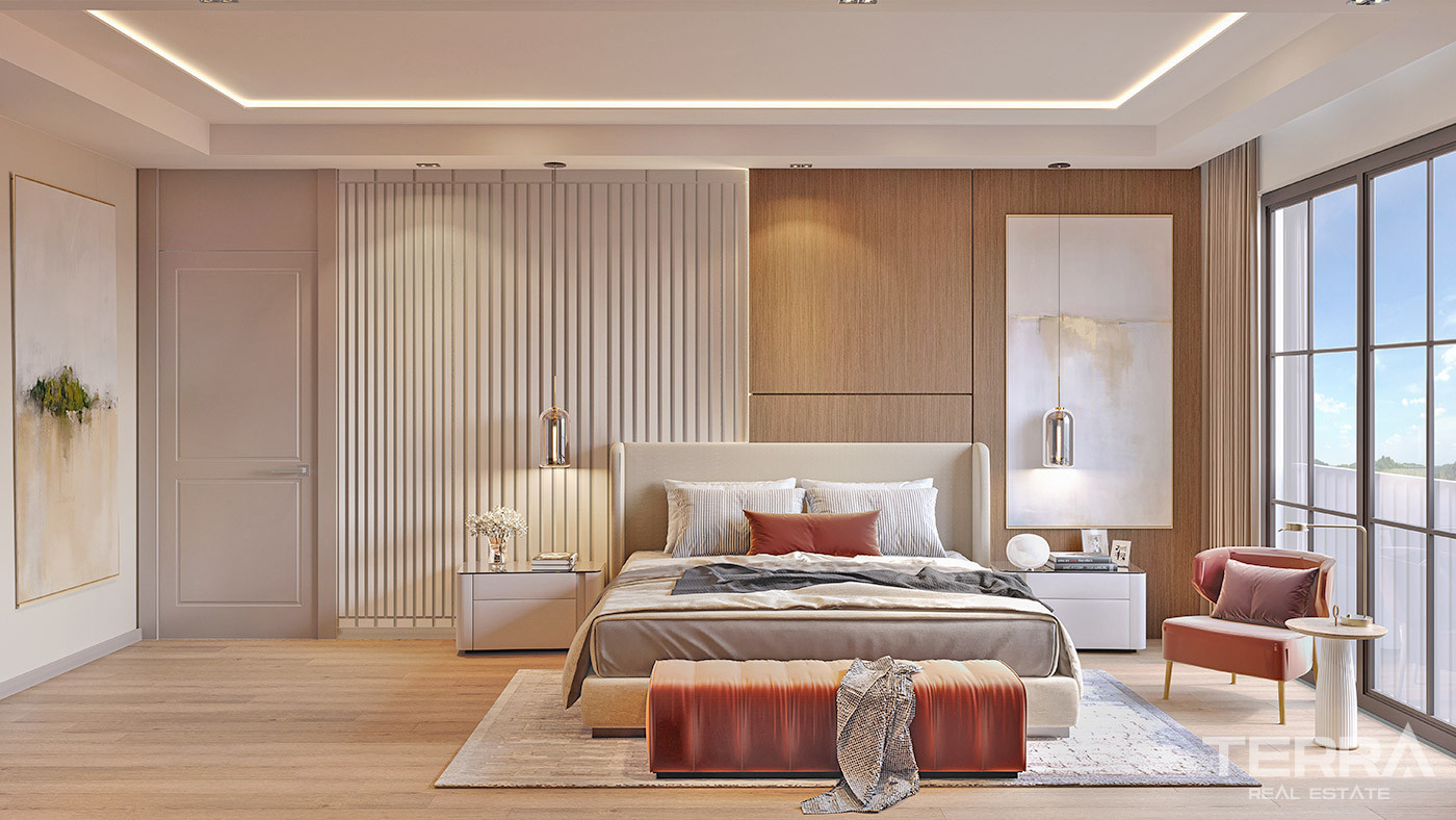 İstanbul’da Zengin Sosyal Tesislere Sahip Modern Daireler - 71946