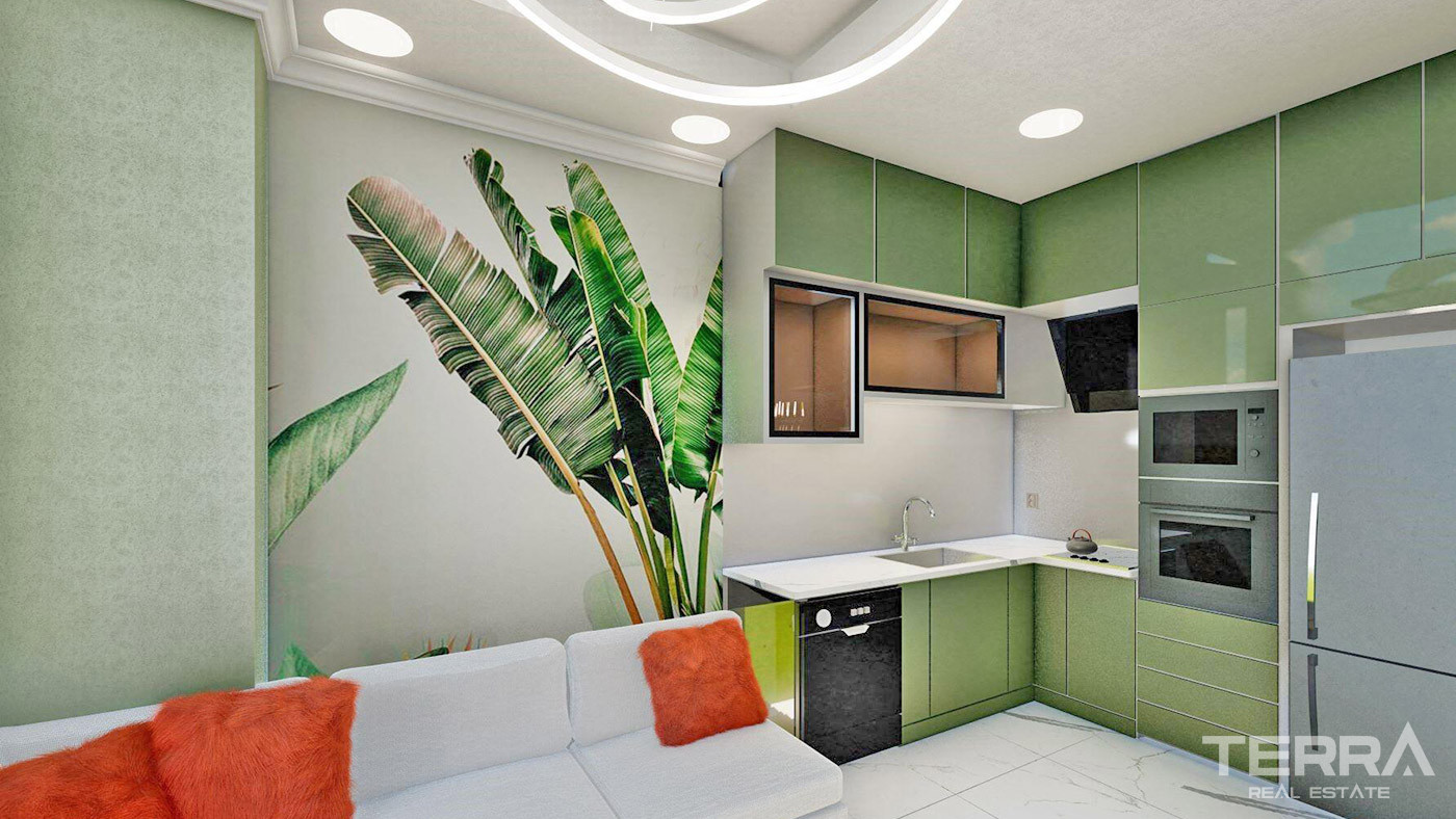 1 Bedroom Investment Flats in Mersin with White Goods - 71953