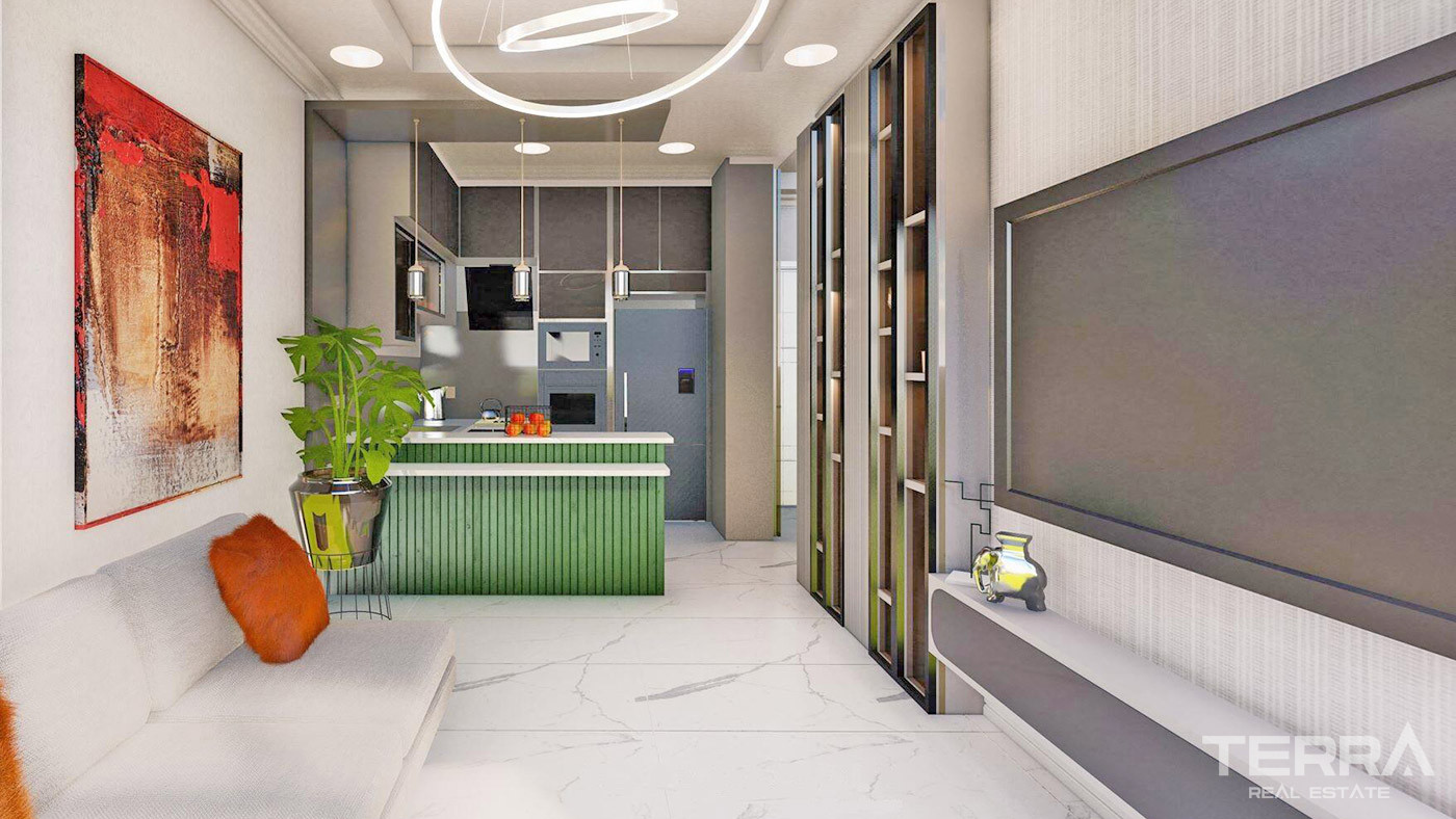 1 Bedroom Investment Flats in Mersin with White Goods - 71960