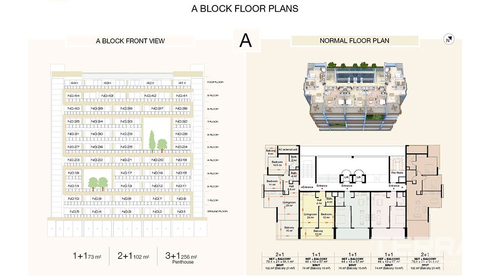 Crystal Park — Luxury Apartments for Sale in Cikcilli, Alanya, Turkey - 2317