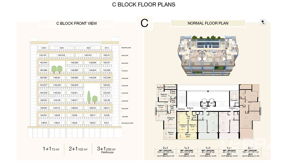 Crystal Park — Luxury Apartments for Sale in Cikcilli, Alanya, Turkey - 2318