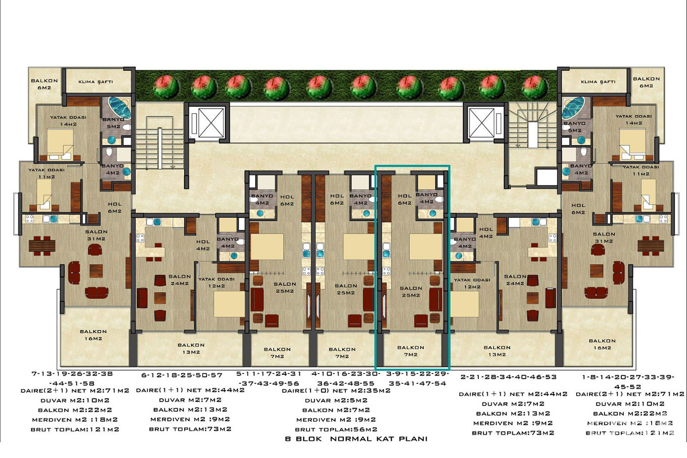Crystal Park — Luxury Apartments for Sale in Cikcilli, Alanya, Turkey - 101801