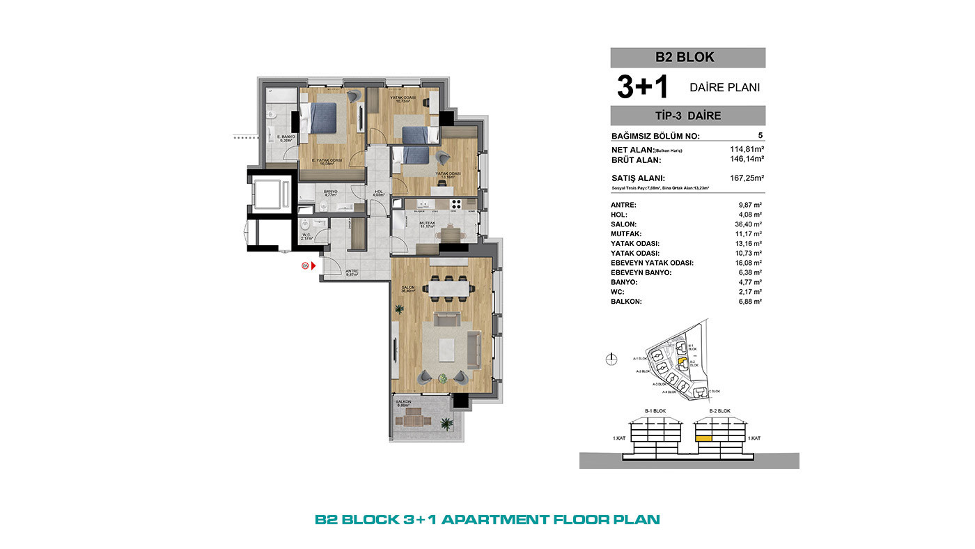 Ready to Move Luxury Apartments in Istanbul Offer Panoramic City View - 72156