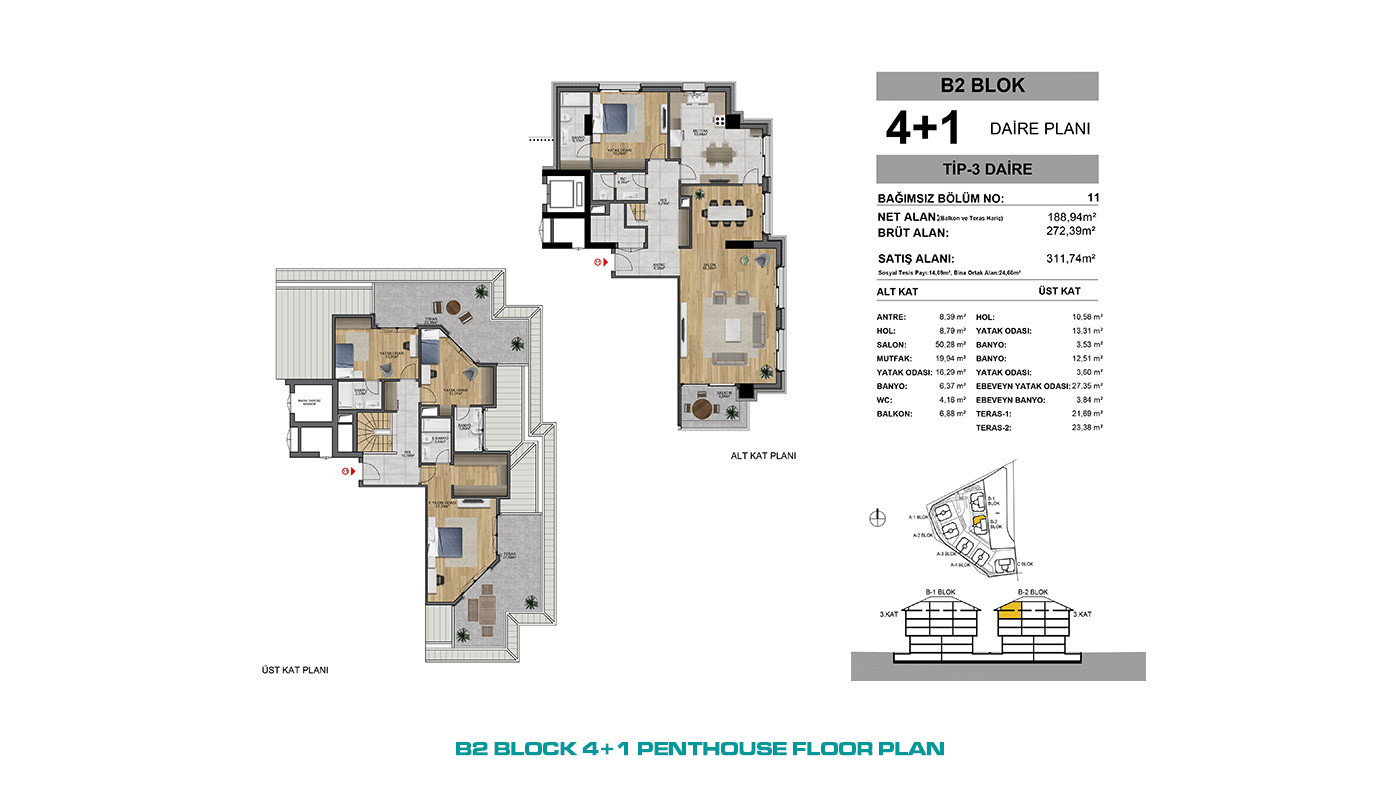 Ready to Move Luxury Apartments in Istanbul Offer Panoramic City View - 72160