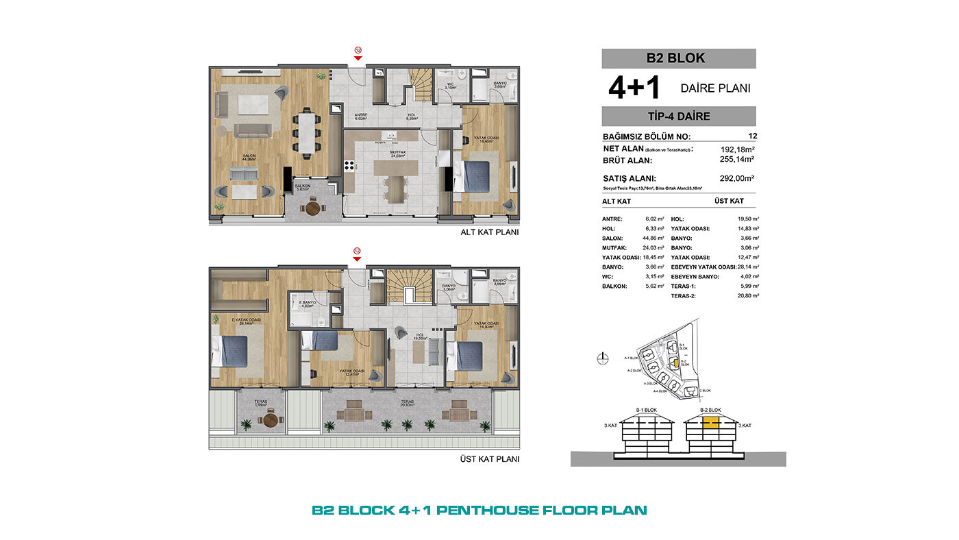 Ready to Move Luxury Apartments in Istanbul Offer Panoramic City View - 72162