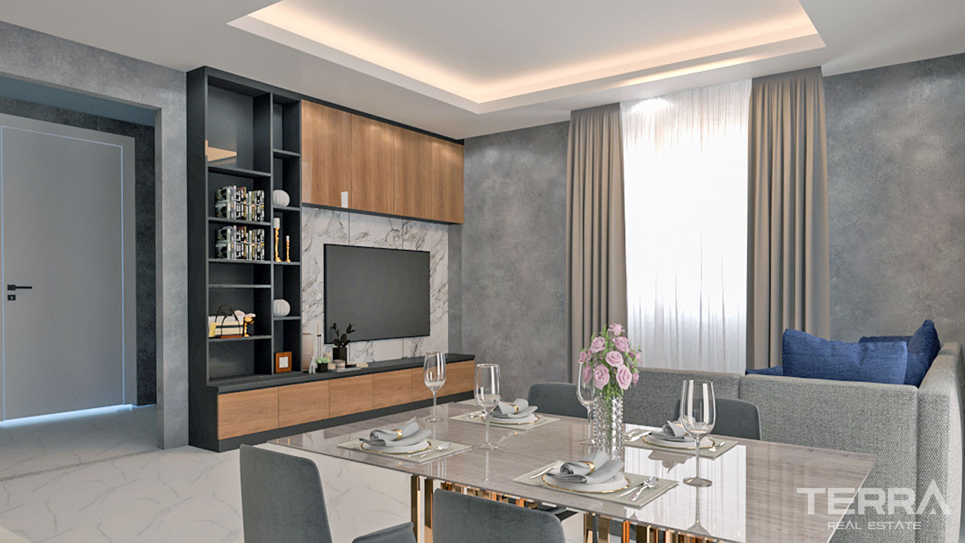 Apartments 60 m to The Beach in Kestel, Alanya with Luxurious Features - 95024
