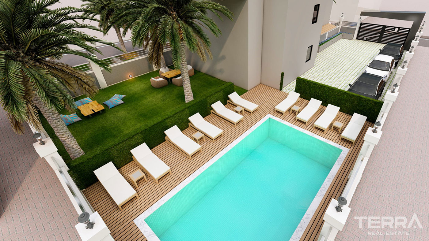 Apartments 60 m to The Beach in Kestel, Alanya with Luxurious Features - 95030