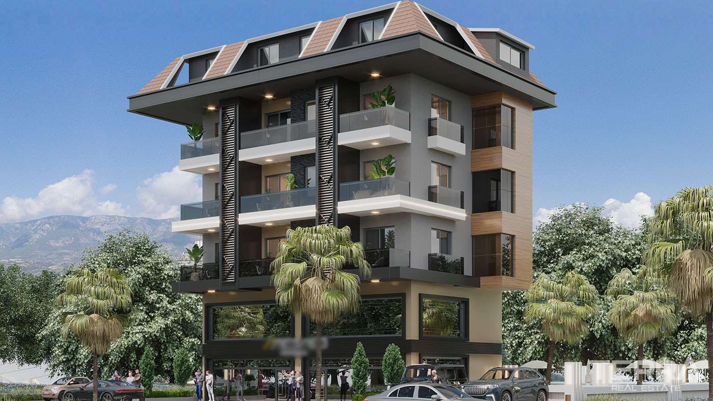 Apartments 60 m to The Beach in Kestel, Alanya with Luxurious Features - 95032