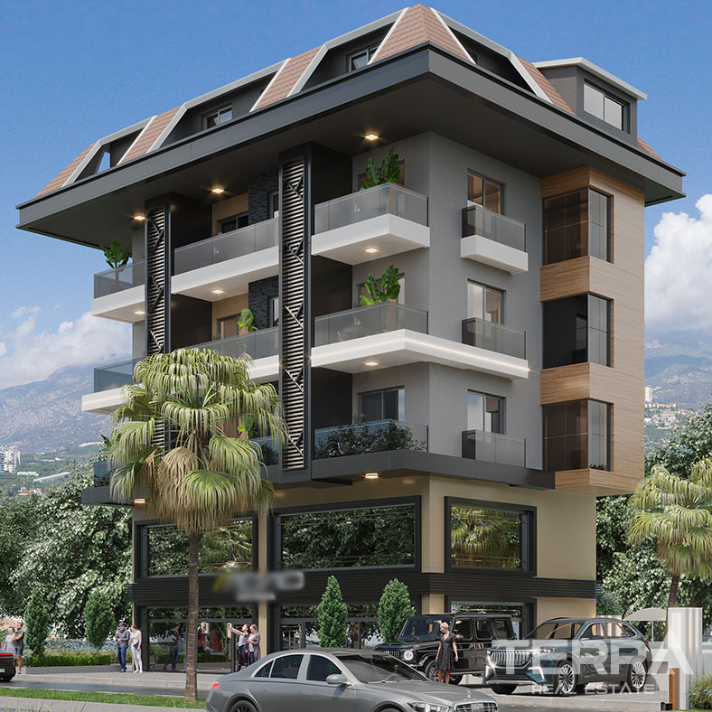 Apartments 60 m to The Beach in Kestel, Alanya with Luxurious Features - 95034