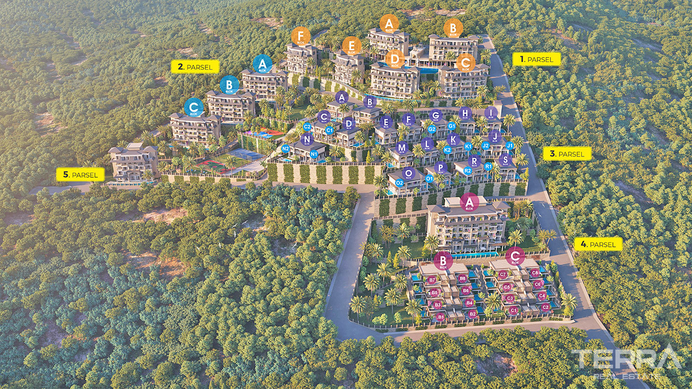 Luxurious Sea View Apartments in Kargıcak, Alanya, Turkey - 72315