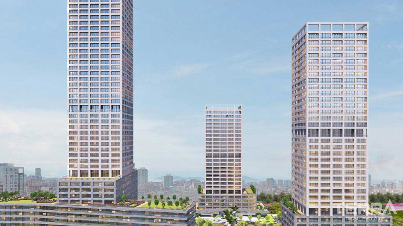 Island, Sea and City View Investment Flats in Istanbul, Ataşehir - 72212