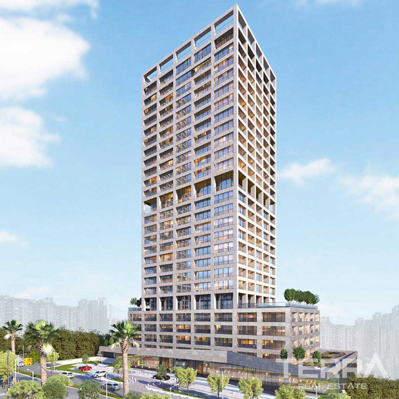 Island, Sea and City View Investment Flats in Istanbul, Ataşehir - 72217