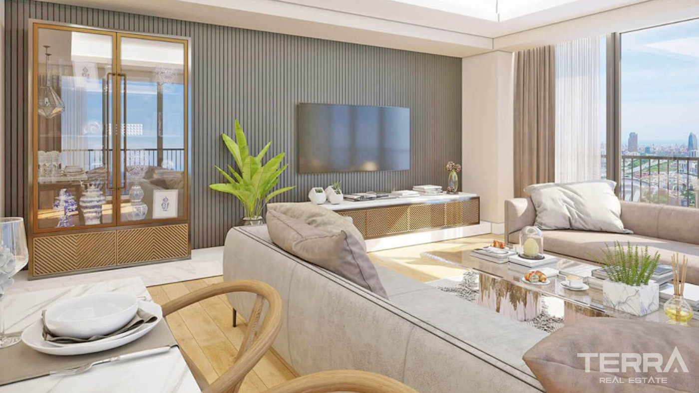Island, Sea and City View Investment Flats in Istanbul, Ataşehir - 72224