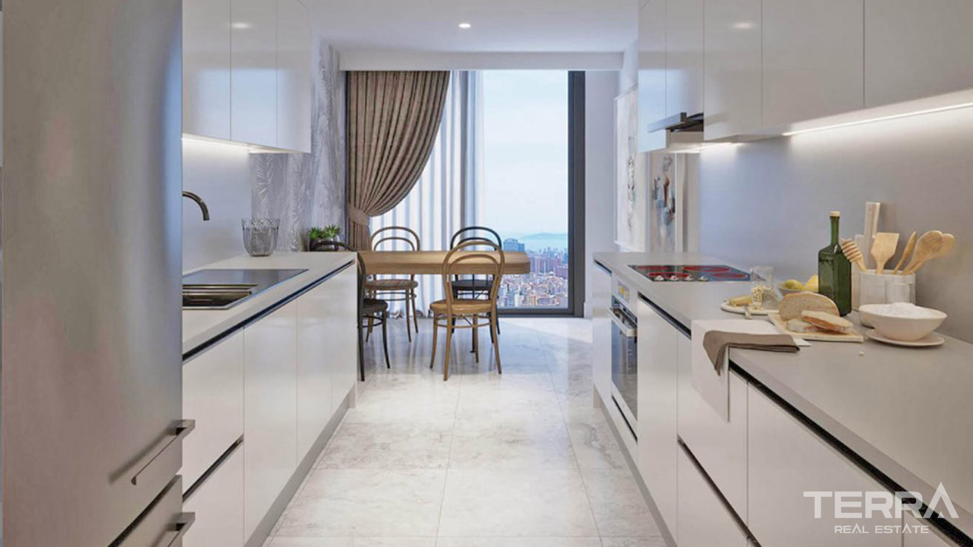 Island, Sea and City View Investment Flats in Istanbul, Ataşehir - 72225