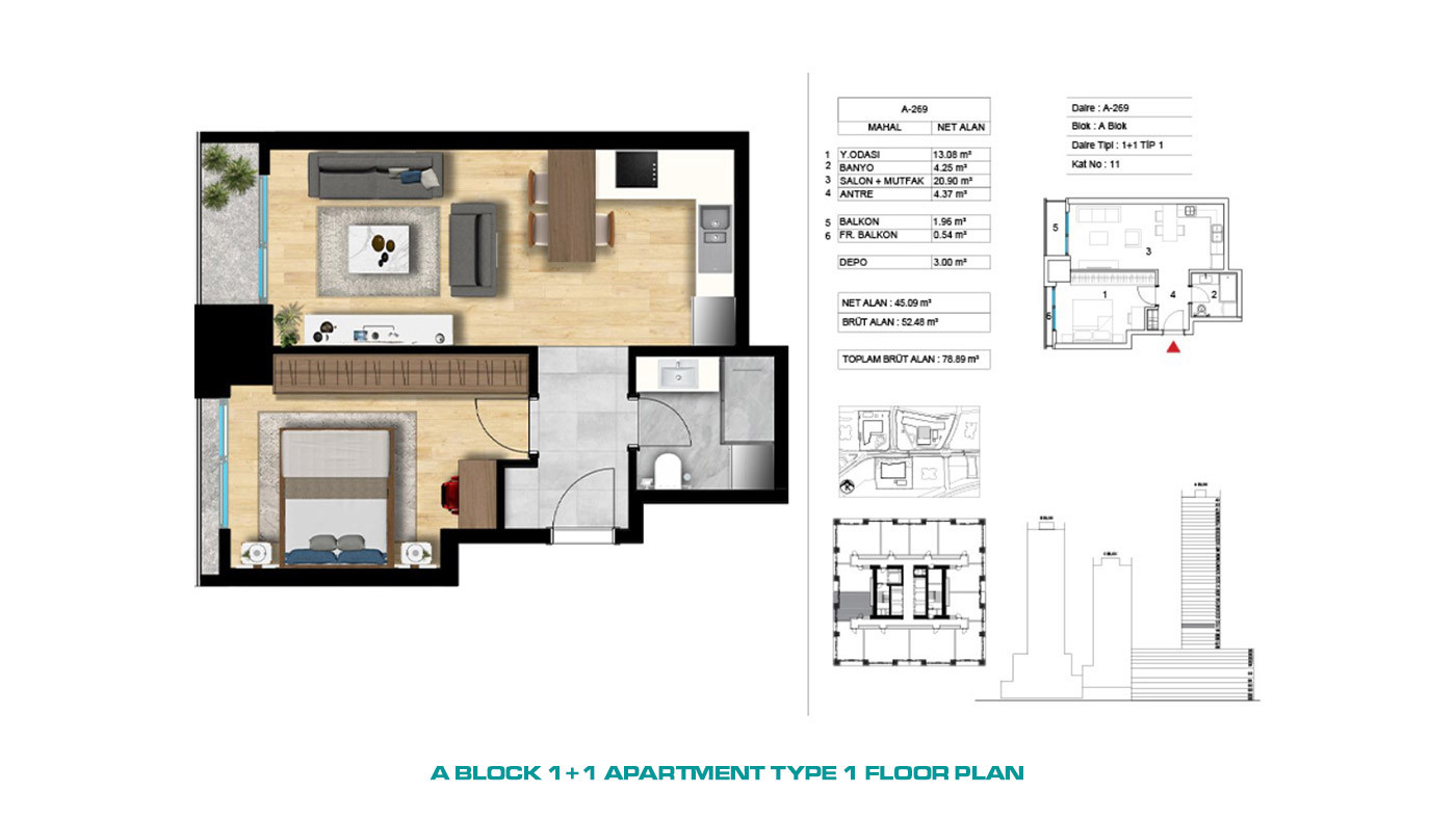 Island, Sea and City View Investment Flats in Istanbul, Ataşehir - 72226