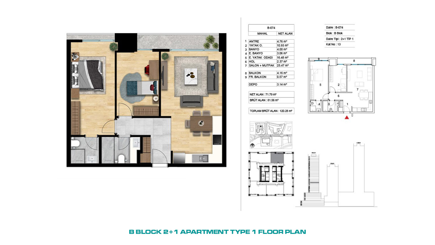 Island, Sea and City View Investment Flats in Istanbul, Ataşehir - 72228