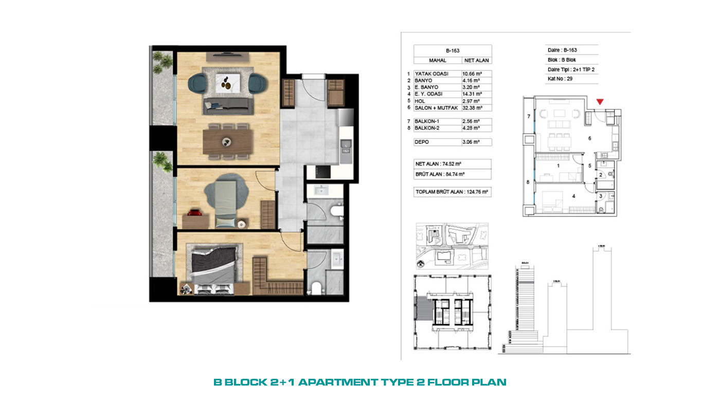 Island, Sea and City View Investment Flats in Istanbul, Ataşehir - 72229