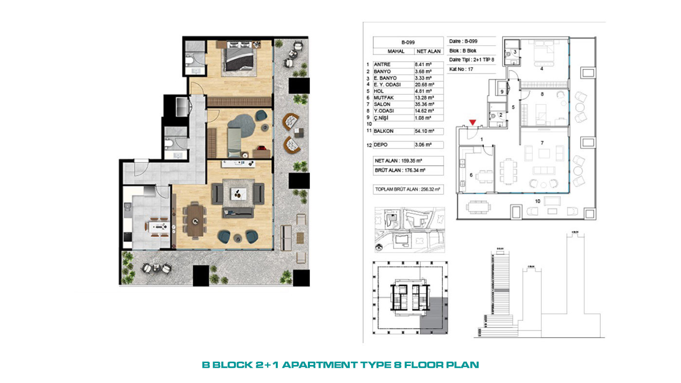 Island, Sea and City View Investment Flats in Istanbul, Ataşehir - 72232