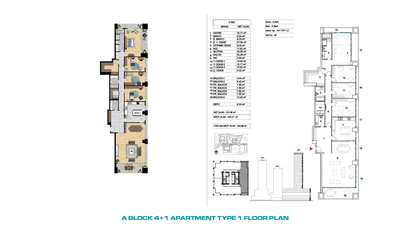 Island, Sea and City View Investment Flats in Istanbul, Ataşehir - 72241