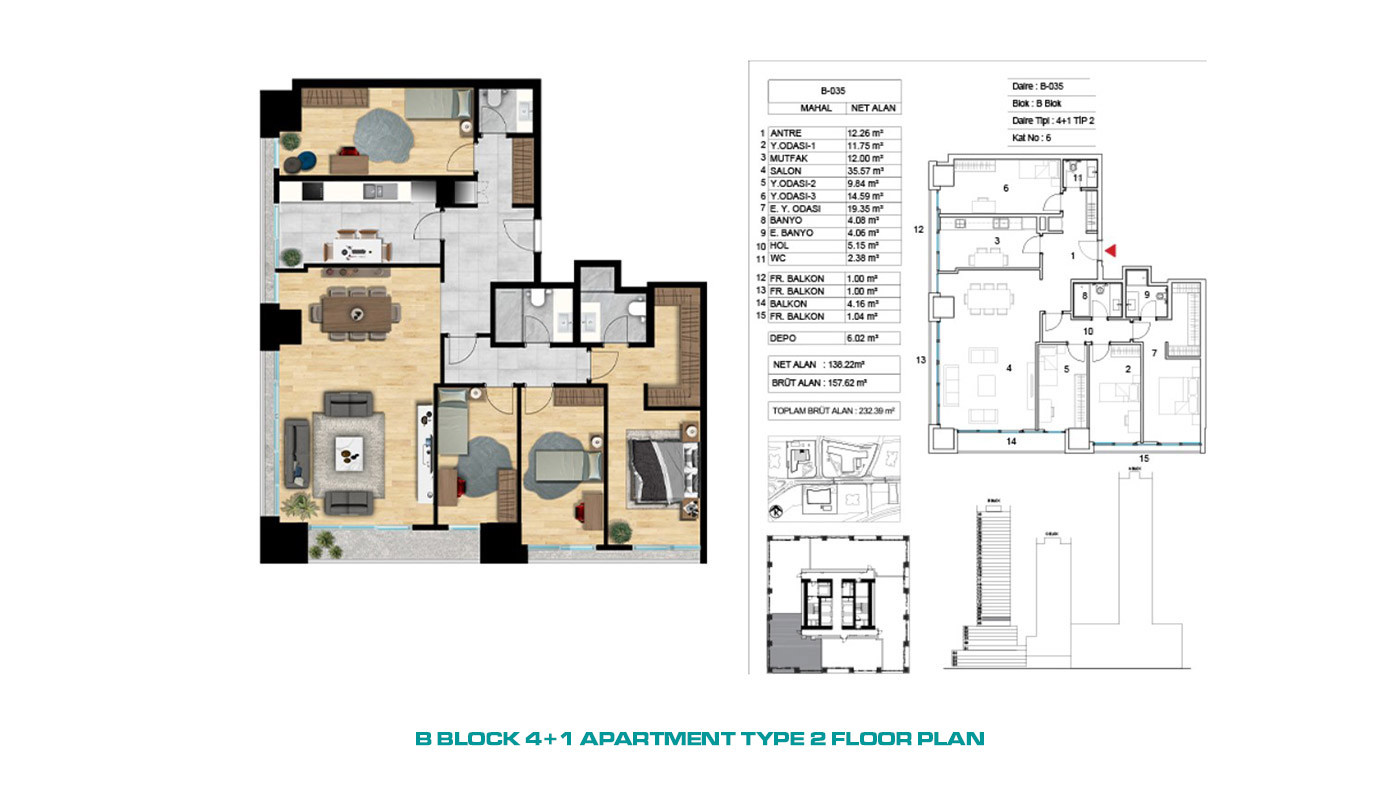Island, Sea and City View Investment Flats in Istanbul, Ataşehir - 72243