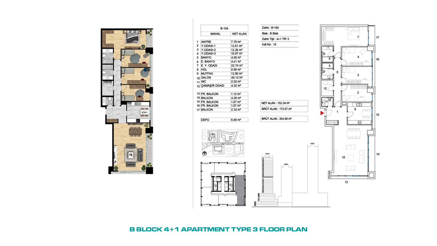 Island, Sea and City View Investment Flats in Istanbul, Ataşehir - 72244