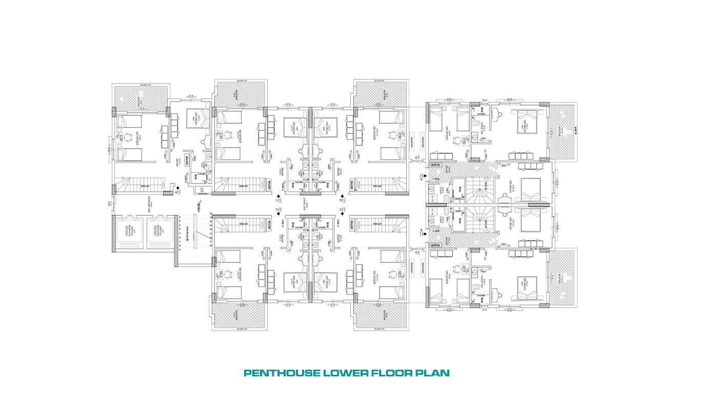 Bargain Apartments in Gazipasa Featuring Pool with Aqua Slides - 72308