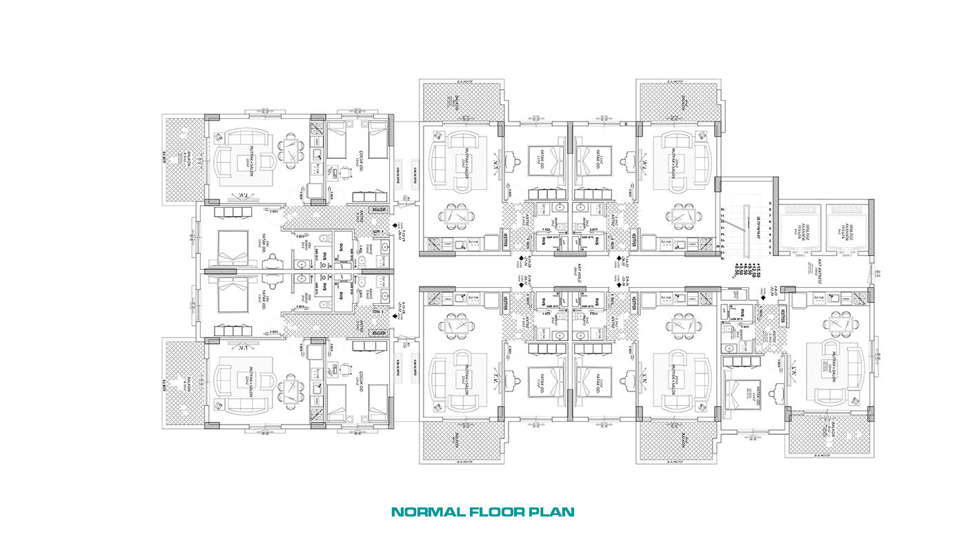 Bargain Apartments in Gazipasa Featuring Pool with Aqua Slides - 72311