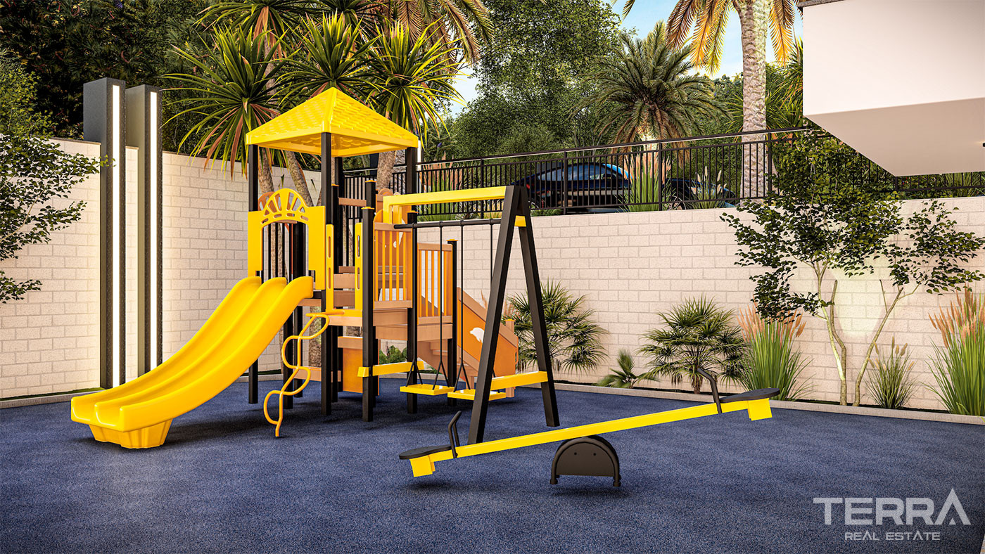 Bargain Apartments in Gazipasa Featuring Pool with Aqua Slides - 80046