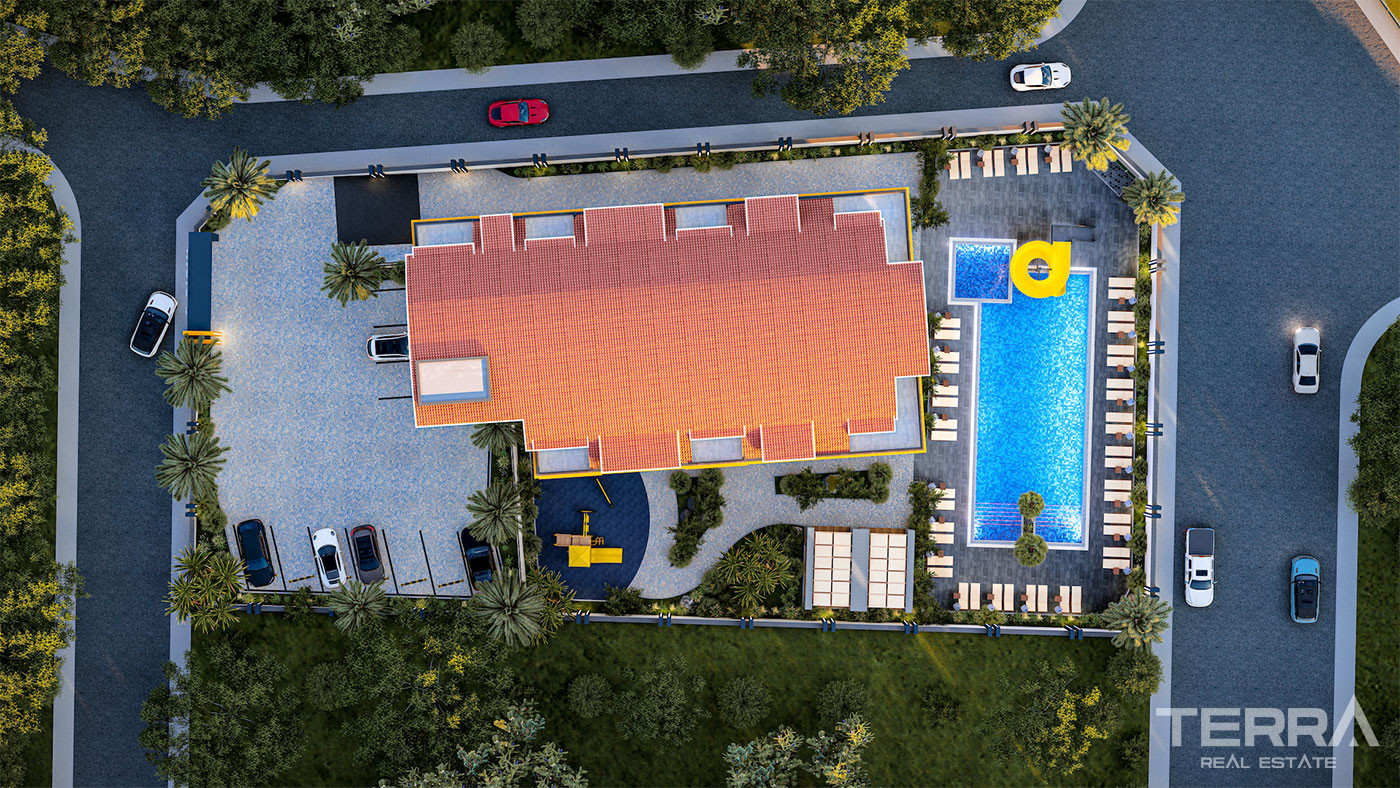 Bargain Apartments in Gazipasa Featuring Pool with Aqua Slides - 80047