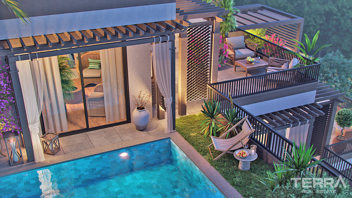 Exclusive Alanya Villas in a 5 Star Hotel Concept Complex in Kargıcak - 72426