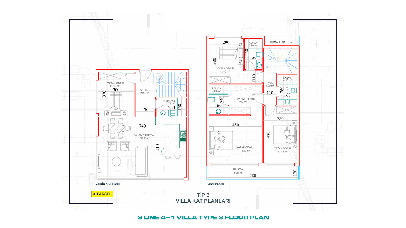 Exclusive Alanya Villas in a 5 Star Hotel Concept Complex in Kargıcak - 72435
