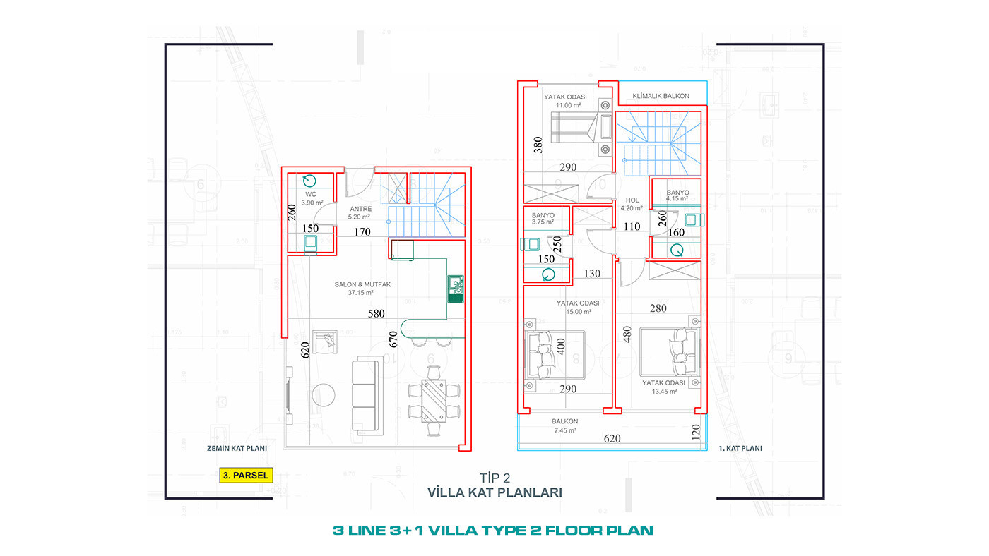 Exclusive Alanya Villas in a 5 Star Hotel Concept Complex in Kargıcak - 72437