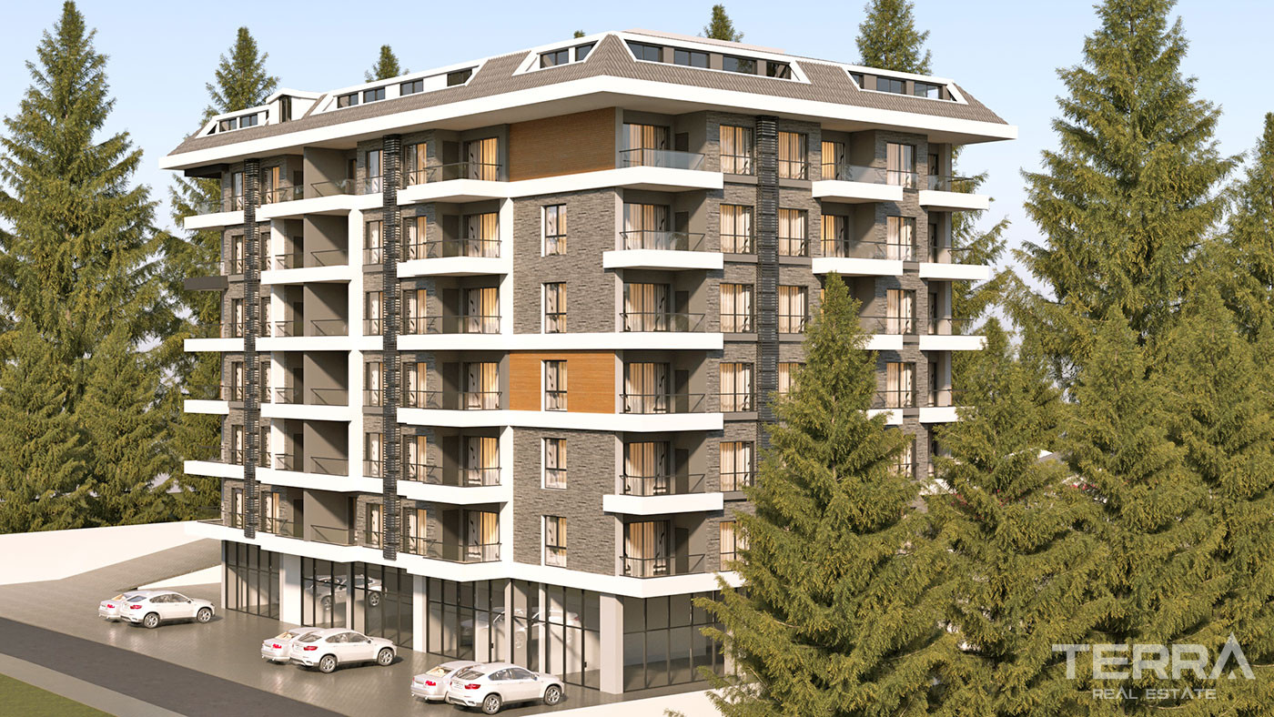 Modernly Designed Apartments in Alanya with High Investment Potential - 72564