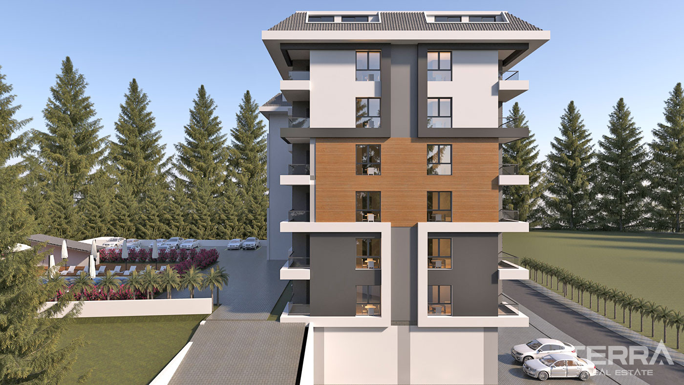 Modernly Designed Apartments in Alanya with High Investment Potential - 72565