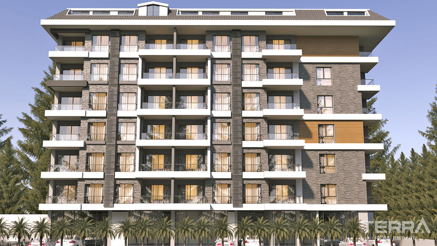 Modernly Designed Apartments in Alanya with High Investment Potential - 72567