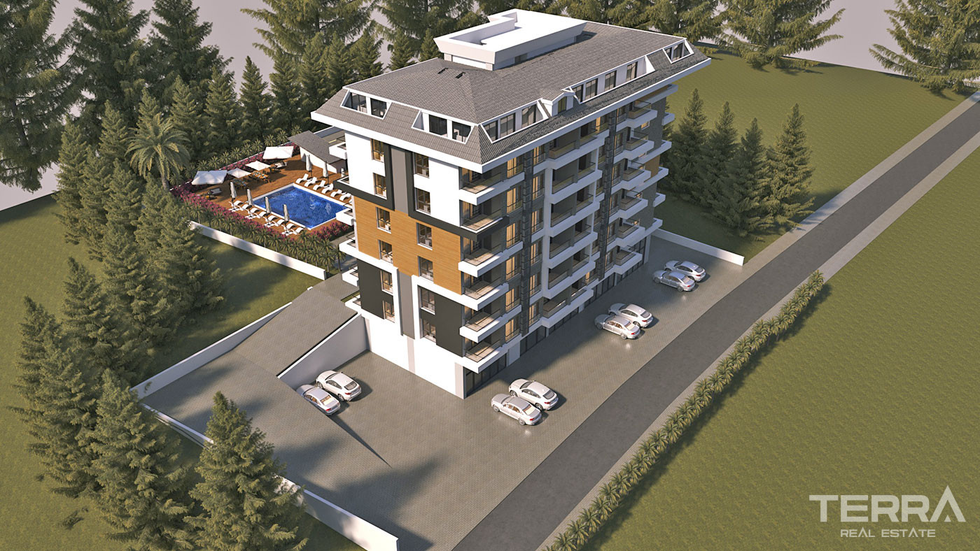 Modernly Designed Apartments in Alanya with High Investment Potential - 72569
