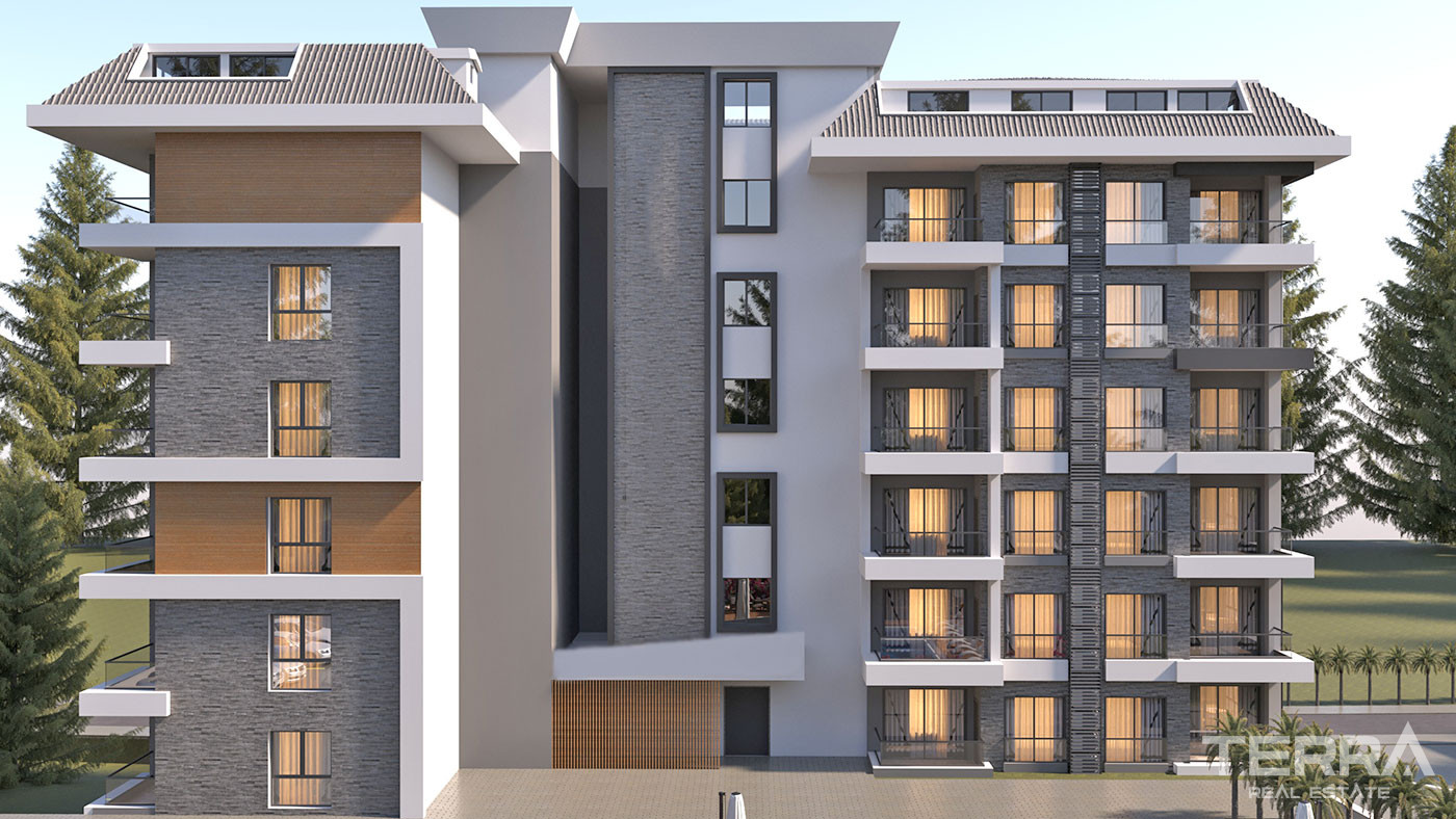 Modernly Designed Apartments in Alanya with High Investment Potential - 72572