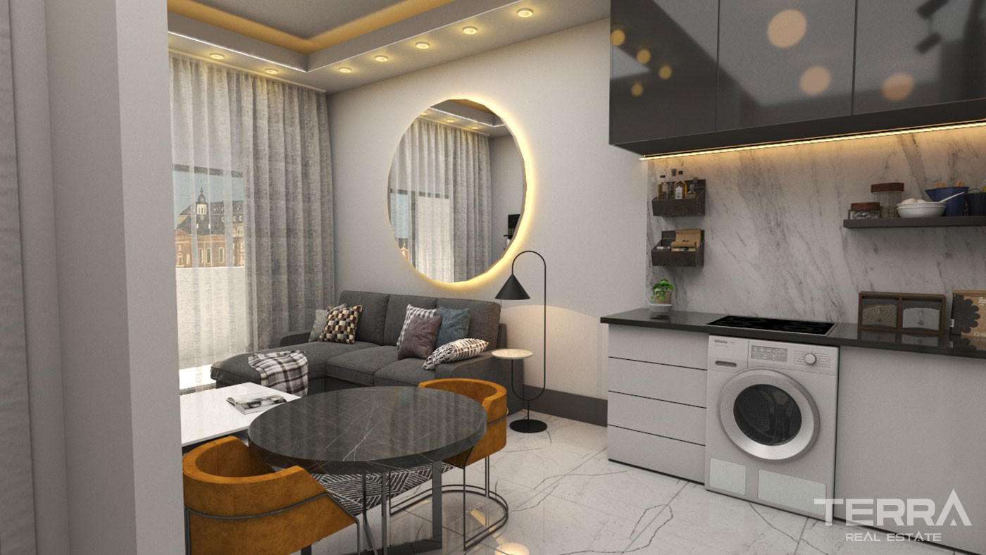 Modernly Designed Apartments in Alanya with High Investment Potential - 72583