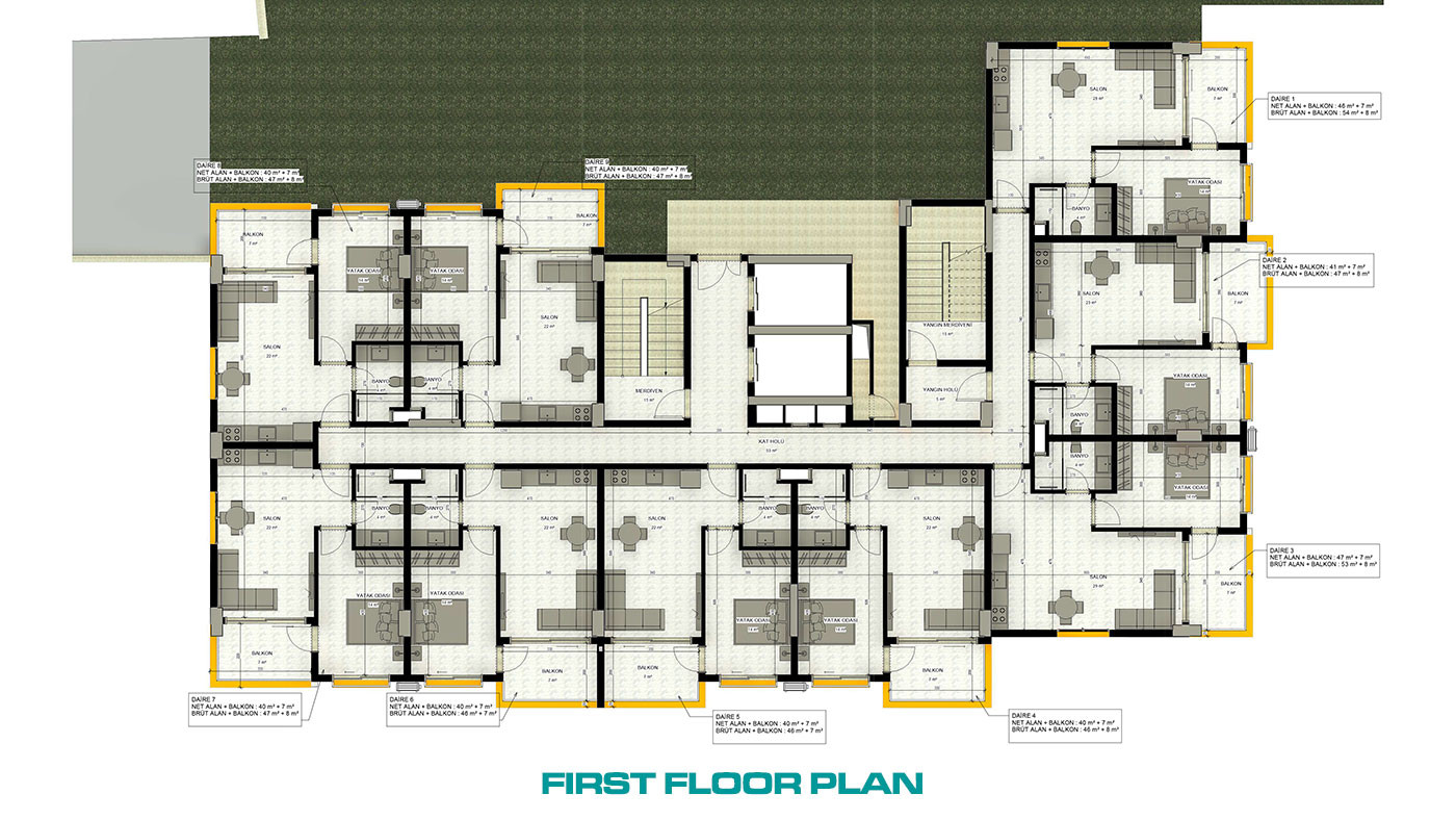Modernly Designed Apartments in Alanya with High Investment Potential - 72587