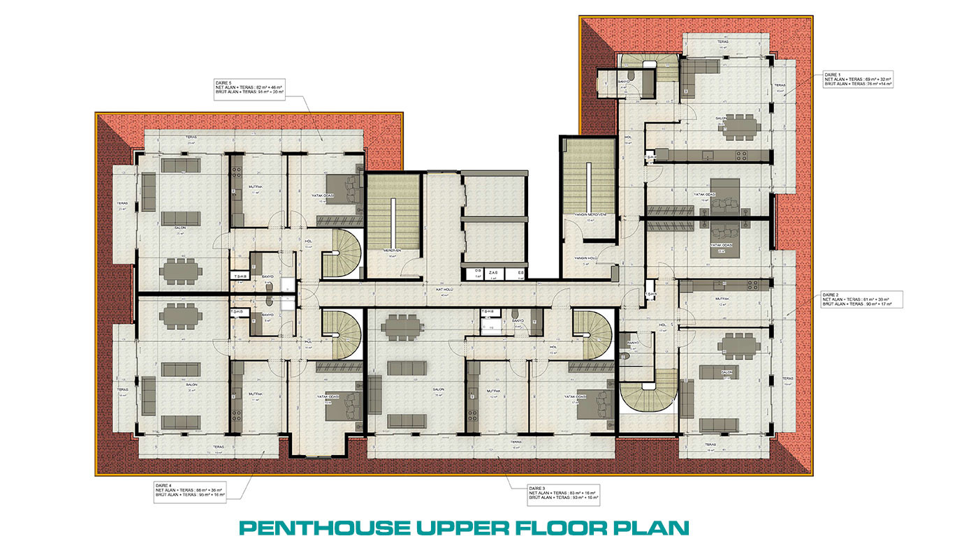 Modernly Designed Apartments in Alanya with High Investment Potential - 72590