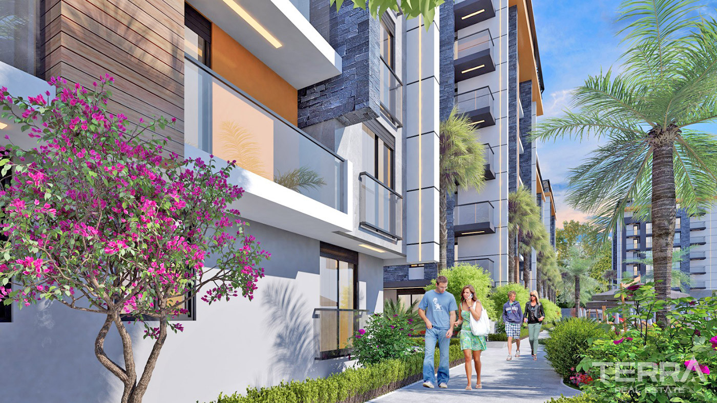 Luxury Apartments in Well-Equipped Residential Complex in Belek - 72767