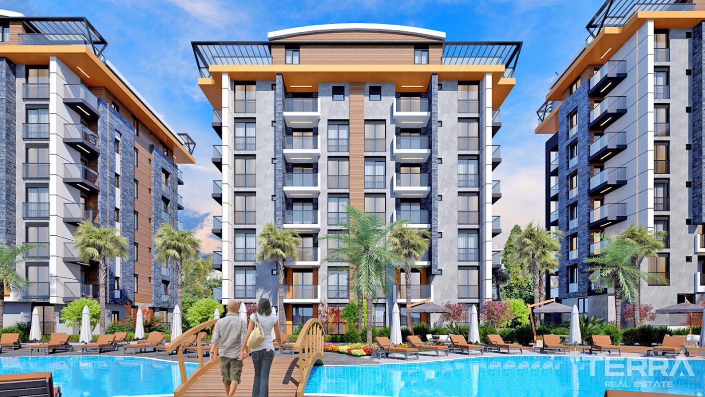 Luxury Apartments in Well-Equipped Residential Complex in Belek - 72780